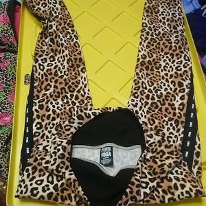 Pink Yoga Cheetah Leggings